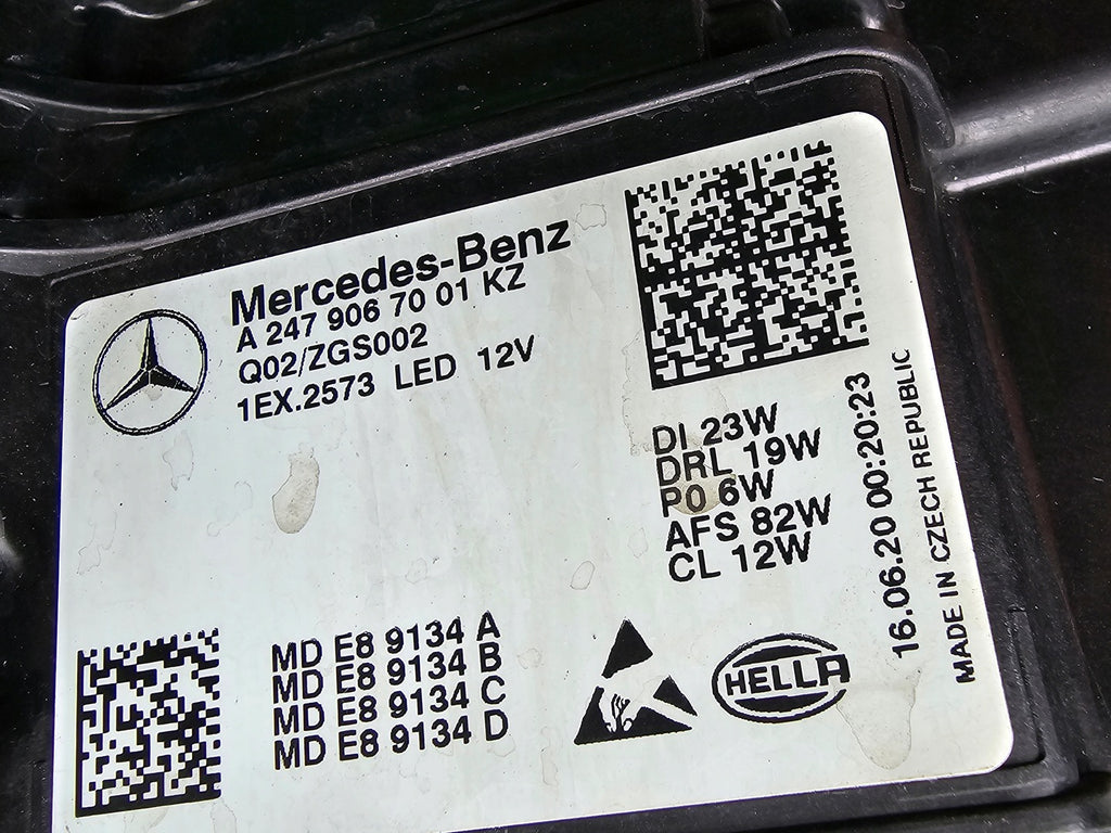 Frontscheinwerfer Mercedes-Benz W247 A2479067001KZ Full LED Rechts Headlight SCH1306267315xi