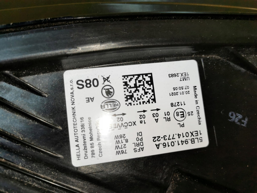 Frontscheinwerfer Skoda Enyaq 5LB941016A Rechts Scheinwerfer Headlight SCH2901355012jr