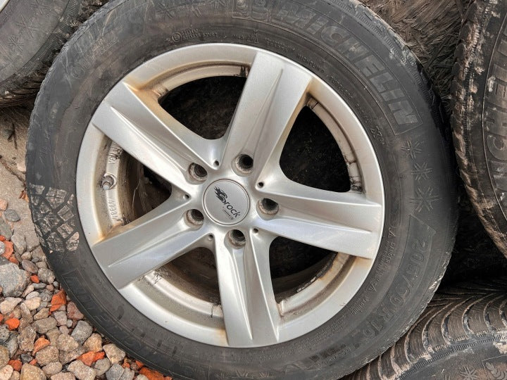 4x Alufelge 16 Zoll 7.0" 5x120 34ET Silber KBA47384 BMW 3 F30 F31 Rim Wheel FEL2881999232nh