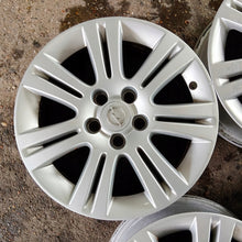 Load image into Gallery viewer, 4x Alufelge 16 Zoll 6.5" 5x110 39ET Glanz Silber Opel Rim Wheel FEL1507553961ay