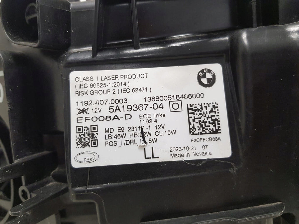 Frontscheinwerfer BMW 4 G22 G82 G23 G26 5A19367 Laser Links Headlight SCH4835897092rg