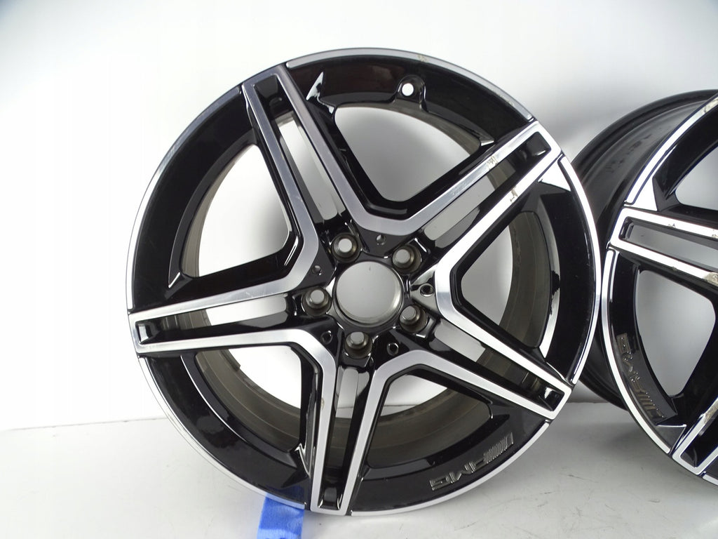 1x Alufelge 18 Zoll 7.5" 5x112 49ET Glanz Grau A1774011500 Mercedes-Benz Amg