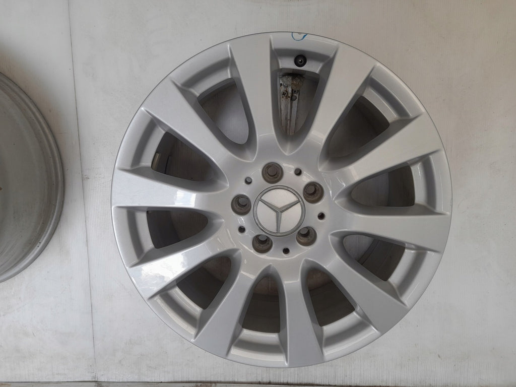 4x Alufelge 18 Zoll 8.0" 5x112 67ET Glanz Silber A2514013702 Mercedes-Benz FEL6150378119hw