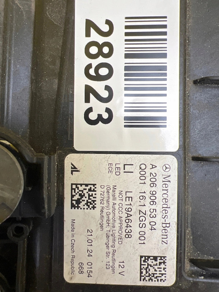 Frontscheinwerfer Mercedes-Benz W206 A2069065304 LED Links Headlight SCH1127051195pt