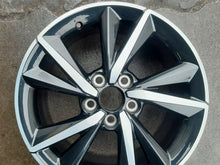 Load image into Gallery viewer, 1x Alufelge 17 Zoll 7.0" 5x114.3 50ET Glanz Schwarz PW457-02001 Toyota Auris FEL8529905221ze