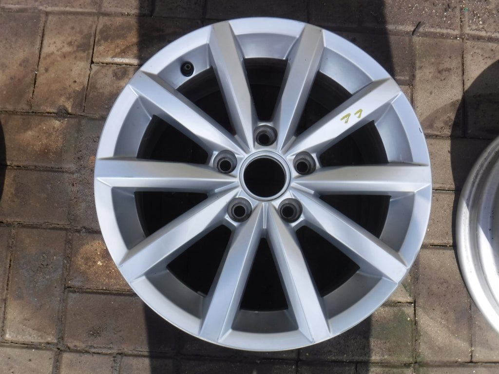 1x Alufelge 16 Zoll 6.5" 5x112 46ET 560601025BQ VW Rim Wheel FEL3712598553xl