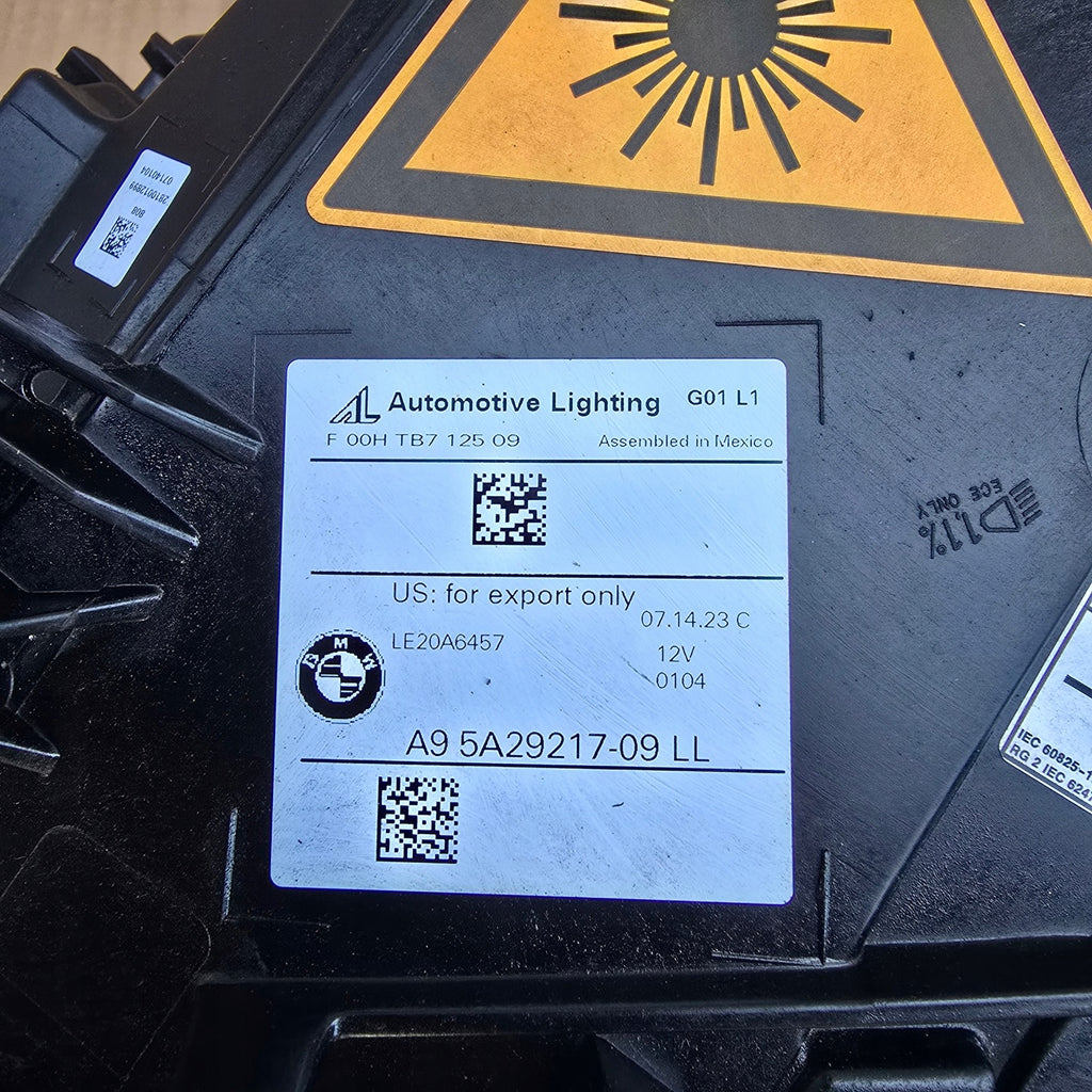 Frontscheinwerfer BMW X3 G01 G02 5A29217-09 Laser Links Scheinwerfer Headlight SCH5898253681to