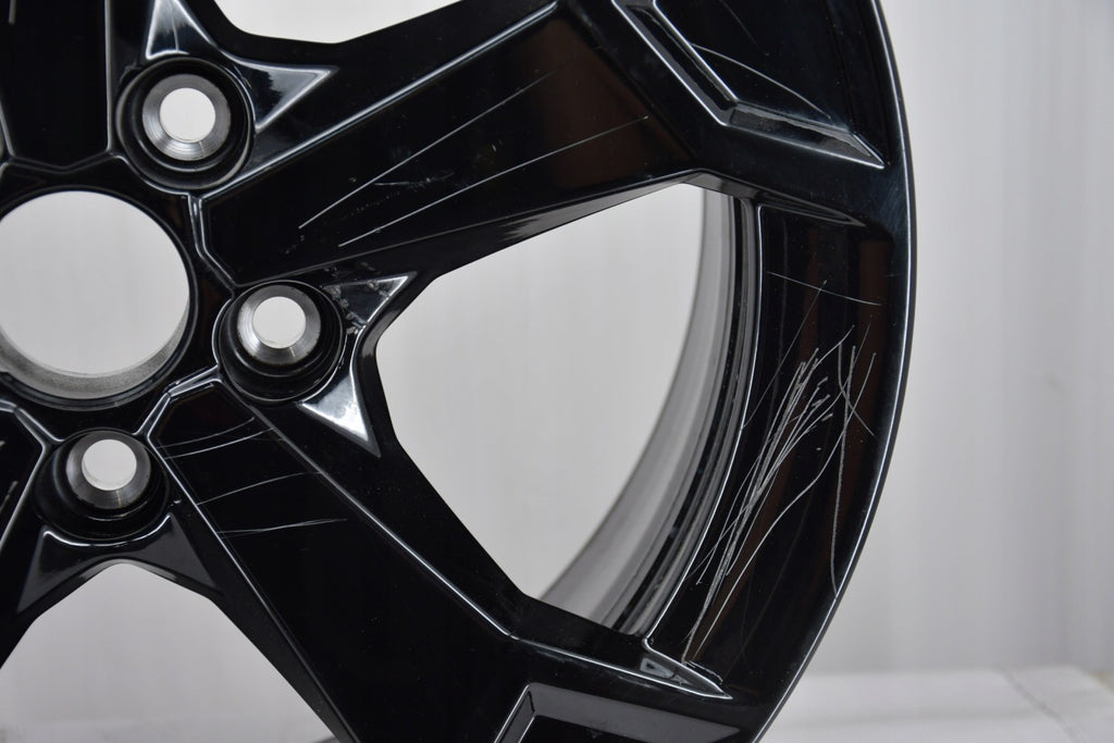 1x Alufelge 17 Zoll 6.5" 5x112 38ET Glanz Schwarz 83A601025AM Audi Rim Wheel FEL3892987833oj
