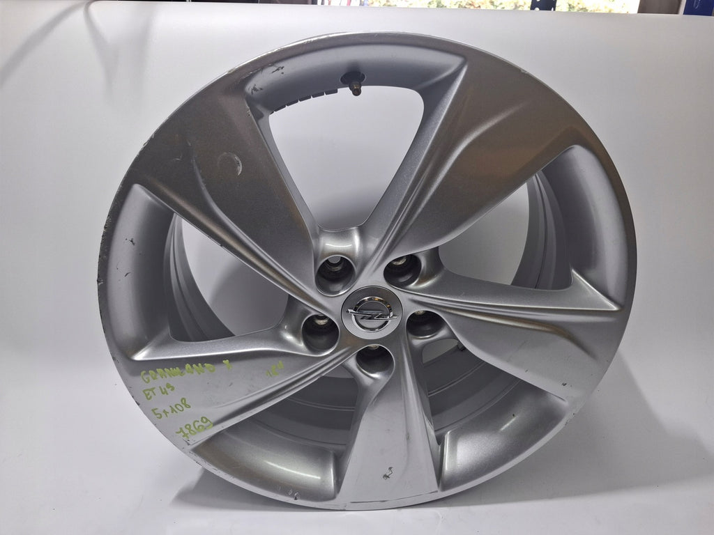 1x Alufelge 18 Zoll 7.5" 5x108 YP0006438 YP00180480 Opel Grandland X Rim Wheel