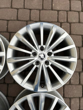 Laden Sie das Bild in den Galerie-Viewer, 4x Alufelge 18 Zoll 7.0" 5x112 43ET Glanz Silber 565601025E Skoda Kodiaq FEL4981756231tn