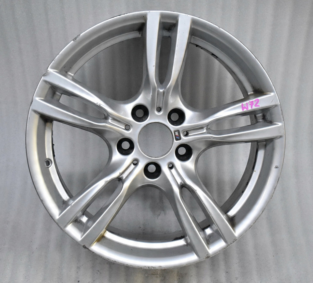 1x Alufelge 18 Zoll 9.0" 5x120 42ET Glanz Silber 7848388 BMW 3 F34 F30 F31