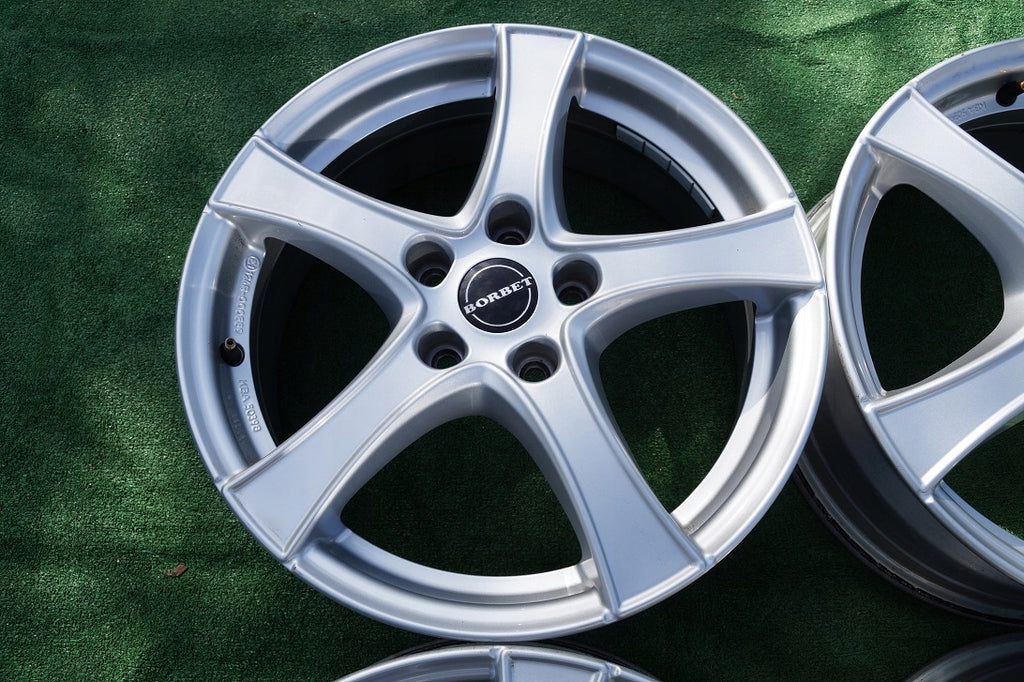 4x Alufelge 17 Zoll 6.5" 5x112 41ET Glanz Silber Audi B8 I Superb Tiguan Passat FEL6182001290uj
