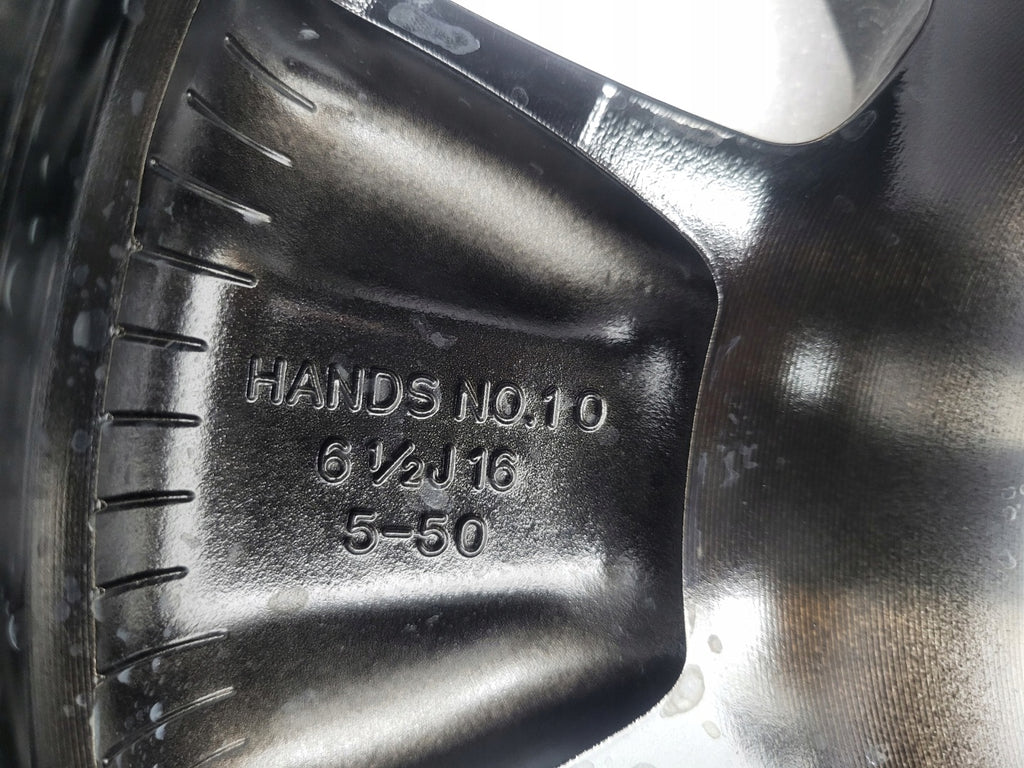 1x Alufelge 16 Zoll 6.5" 5x114.3 50ET Glanz Schwarz 403003392R Dacia Duster FEL6197514655dk