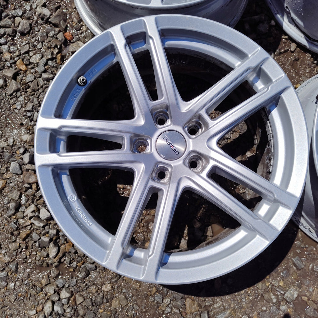 4x Alufelge 17 Zoll 7.5" 5x112 27ET Glanz Silber 52096 Audi Rim Wheel FEL7023863458zf