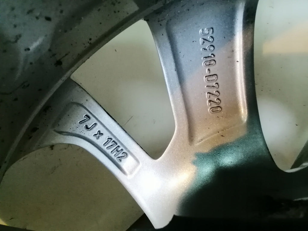 1x Alufelge 17 Zoll 7.0" 5x114.3 51ET 52910D7220 Hyundai I Rim Wheel FEL8063915539cv