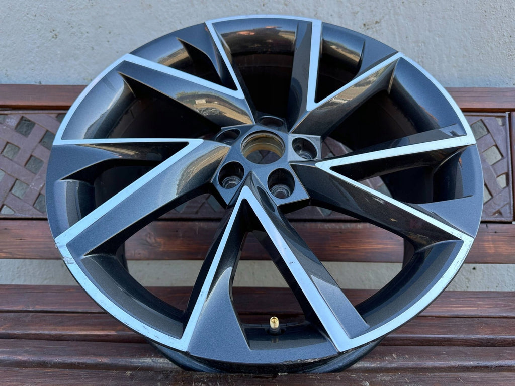 1x Alufelge 19 Zoll 8.0" 5x112 45ET Glanz Graphit 57A601025R Mg Karoq Nu7 FEL6244636410yu