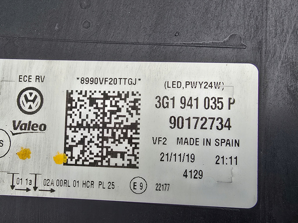 Frontscheinwerfer VW Passat B8 3G1941035P LED Links Scheinwerfer Headlight SCH6366357425fz