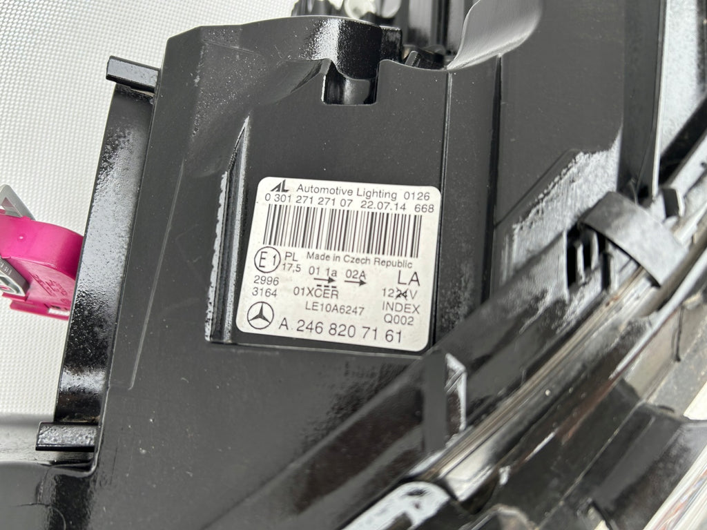 Frontscheinwerfer Mercedes-Benz W246 2468201561 LED Links Scheinwerfer Headlight SCH2226784564sj