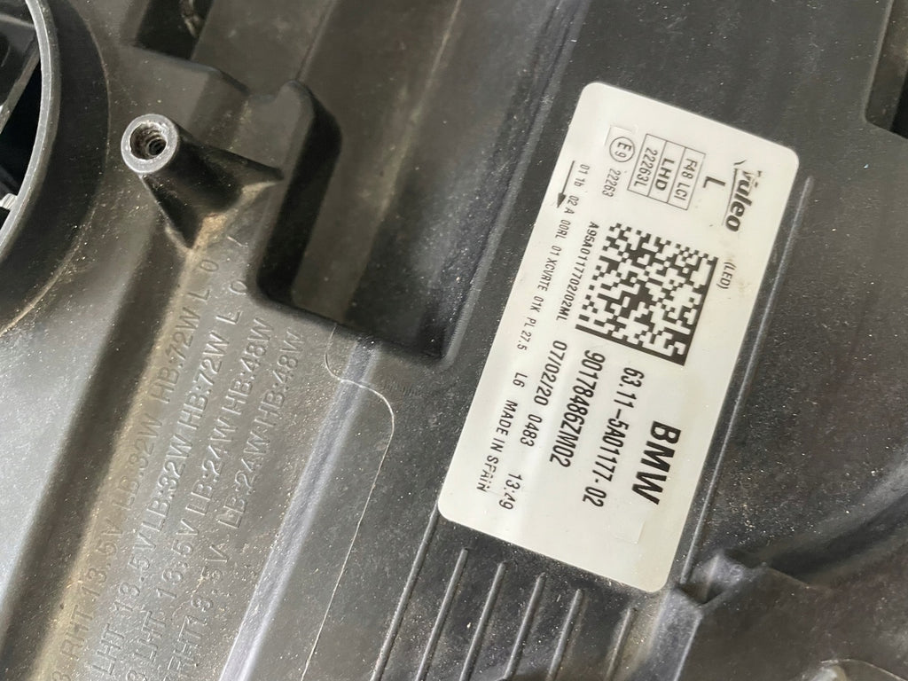 Frontscheinwerfer BMW X1 F48 5A01177-02 Full LED Ein Stück (Rechts oder Links) SCH7825299132ub