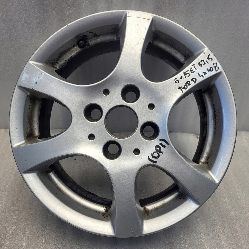1x Alufelge 15 Zoll 6.0" 4x108 52 5ET XS4J-1007-GA XS4J-GA MA-DAR81 Ford Fiesta