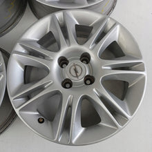 Laden Sie das Bild in den Galerie-Viewer, 4x Alufelge 16 Zoll 6.0" 4x100 40ET Glanz Silber Opel Corsa E D Rim Wheel FEL4014330571zu
