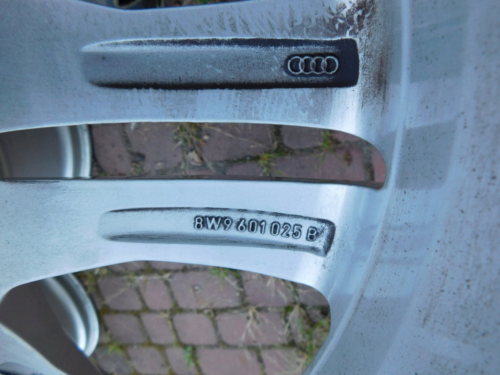 1x Alufelge 18 Zoll 7.5" 5x112 29ET Glanz Silber 8W9601025B Audi A4 B9 Rim Wheel FEL2299764834ww