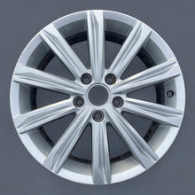 Load image into Gallery viewer, 1x Alufelge 17 Zoll 6.5&quot; 5x112 52ET Glanz Silber 5TA601025 VW Touran Rim Wheel