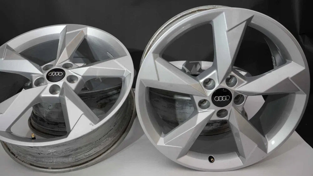 4x Alufelge 19 Zoll 7.0" 5x112 43ET Glanz Silber Audi Rim Wheel FEL7742150140ji