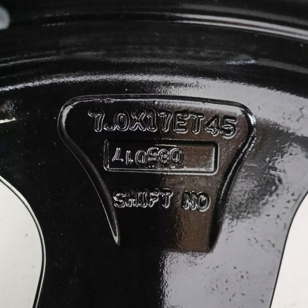 1x Alufelge 17 Zoll 7.0" 5x114.3 45ET Glanz Schwarz KE409-4C200 Nissan Juke FEL1669046466ck