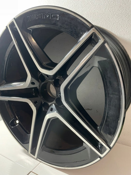 1x Alufelge 19 Zoll 9.0" 5x112 20ET Schwarz A2534015400 Mercedes-Benz Glc FEL3623769009ep
