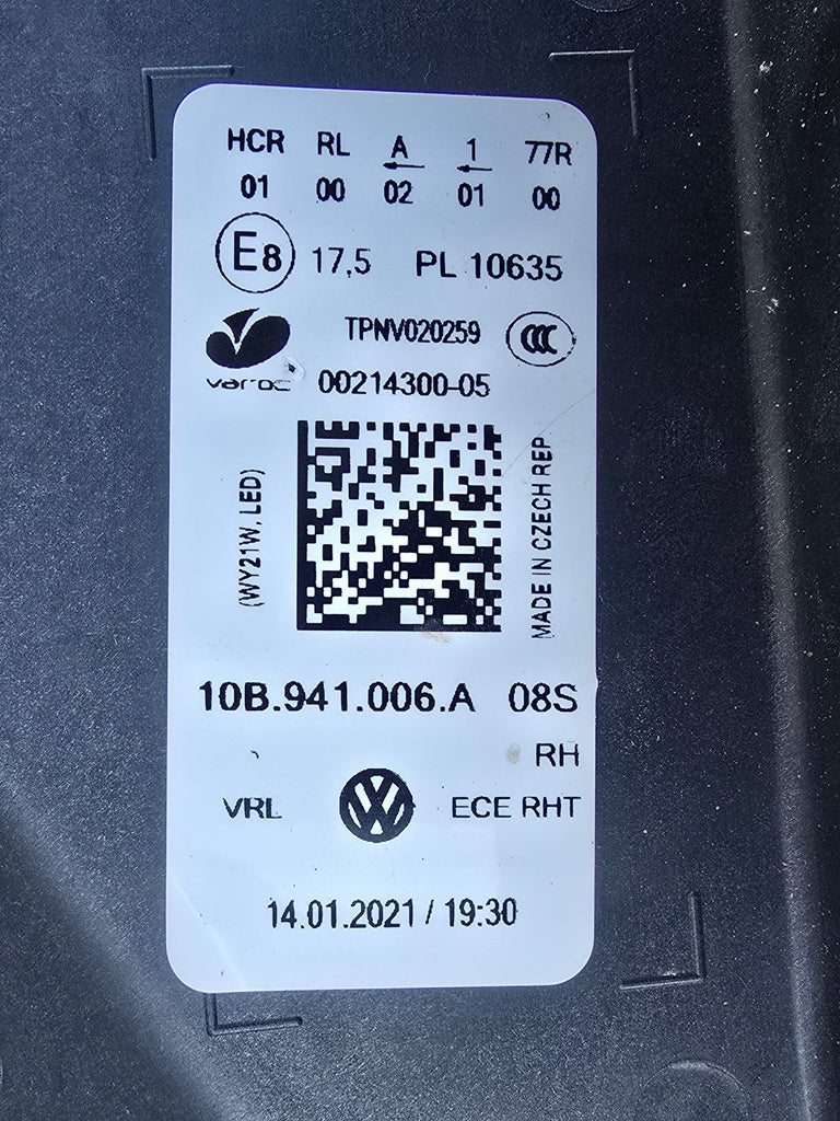 Frontscheinwerfer VW I 10B941006A Full LED Rechts Scheinwerfer Headlight SCH8227420532nt