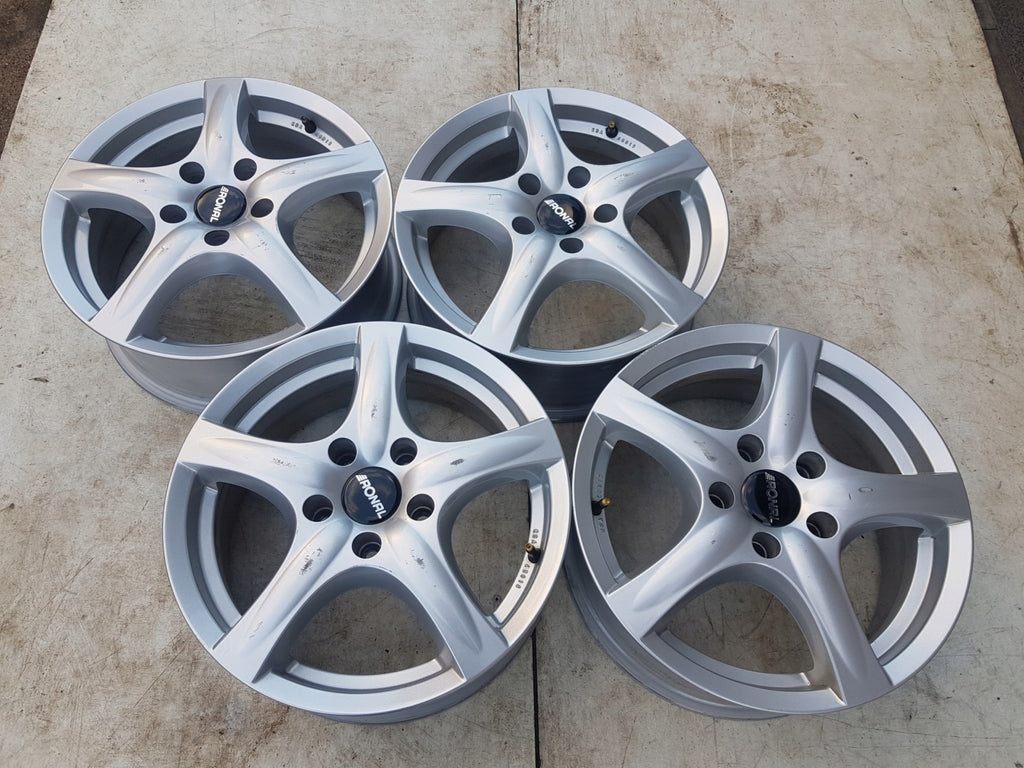 4x Alufelge 16 Zoll 6.5" 5x108 40ET KBA45255 Citroën X Rim Wheel FEL9569705070fn