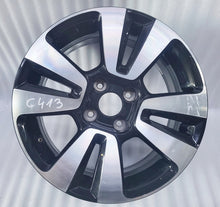 Load image into Gallery viewer, 1x Alufelge 16 Zoll 6.5" 4x108 20ET Glanz Schwarz 9813075077 Citroën Cactus FEL8586402106uc