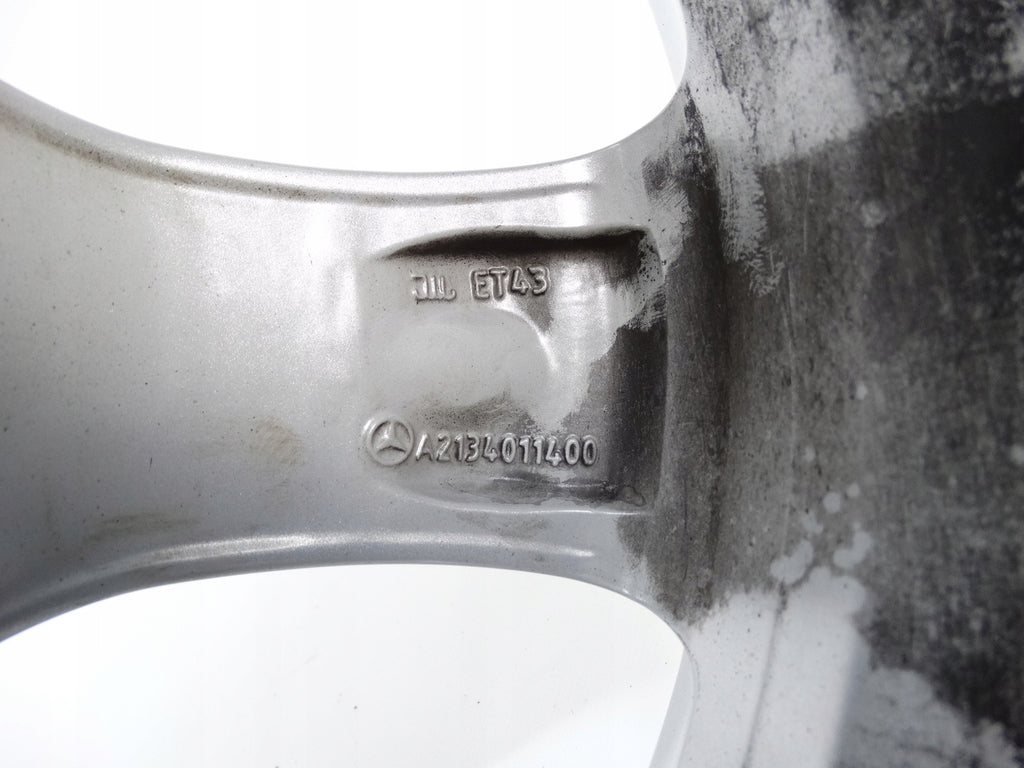 1x Alufelge 18 Zoll 8.0" 5x112 43ET Glanz Silber A2134011400 Mercedes-Benz W213