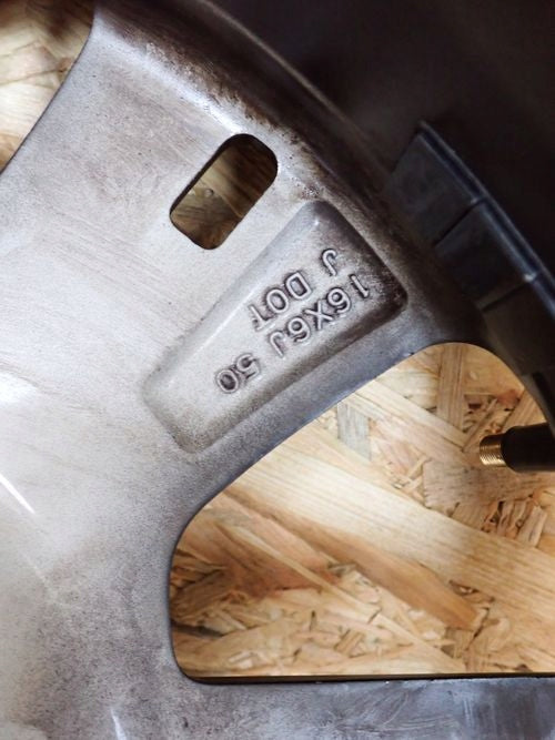 1x Alufelge 16 Zoll 6.0" 4x100 50ET Honda Jazz Rim Wheel