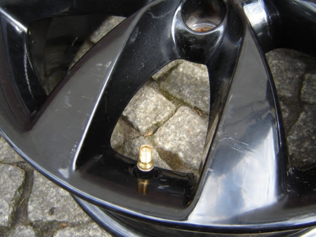 1x Alufelge 16 Zoll 6.5" 4x100 40ET Glanz Schwarz Opel Corsa Rim Wheel