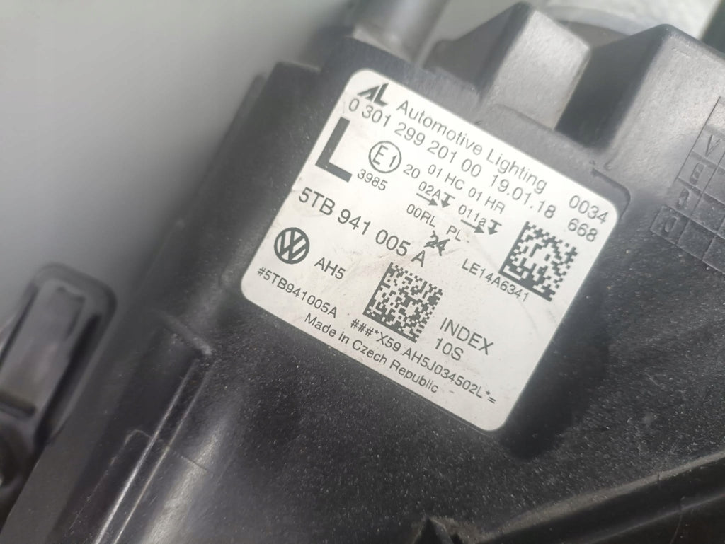 Frontscheinwerfer VW Touran 5TB941005A Links Scheinwerfer Headlight SCH2207765998ek