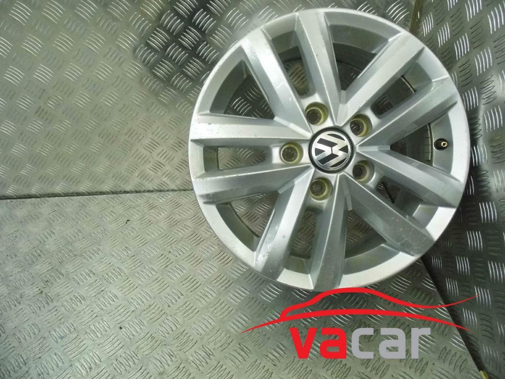 1x Alufelge 16 Zoll 6.5" 5x120 62ET Glanz Grau 2H0601025AC VW Amarok Rim Wheel