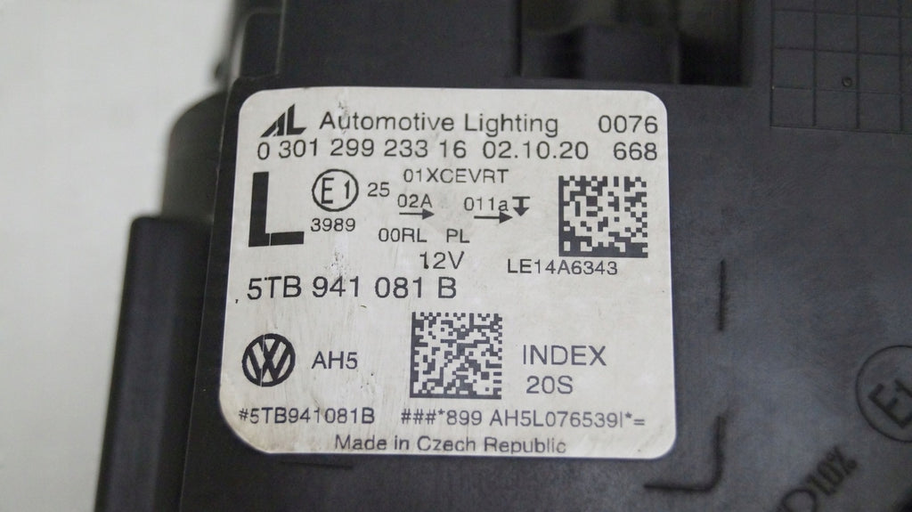 Frontscheinwerfer VW Touran 5TB941081 LED Links Scheinwerfer Headlight