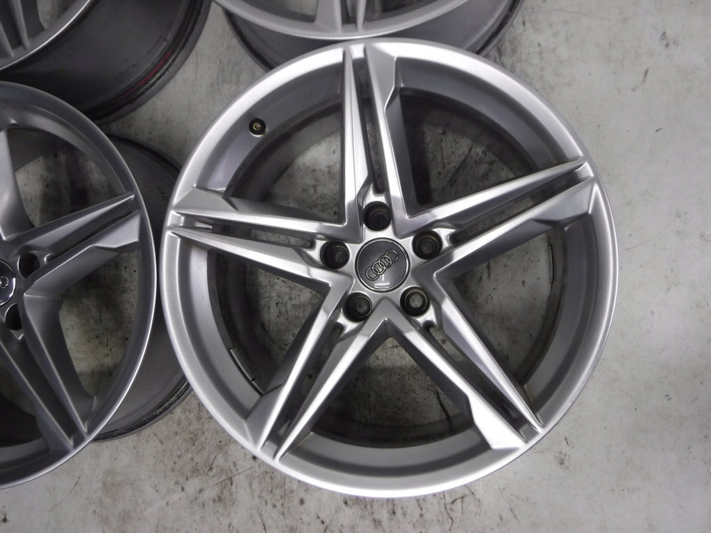 4x Alufelge 18 Zoll 8.5" 5x112 29ET Glanz Silber 8W0601025 Audi 4 Rim Wheel FEL8859919087yh