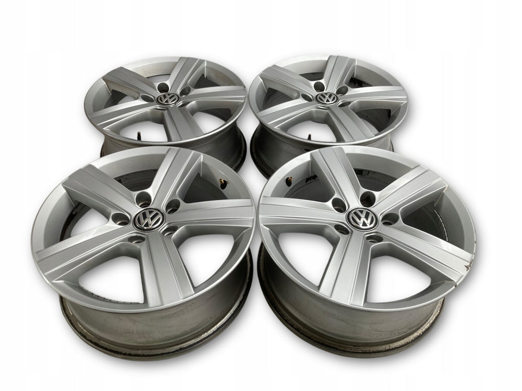 4x Alufelge 16 Zoll 6.5" 5x112 46ET 5G0601025BN VW Golf VII Touran I Jetta Caddy FEL8601120318kz