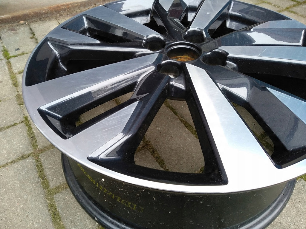 1x Alufelge 17 Zoll 6.5" 4x100 50ET Glanz Graphit AC4CH-T6 Nissan Micra K14