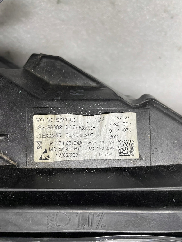 Frontscheinwerfer Volvo S60 III 32338002 Full LED Rechts Scheinwerfer Headlight SCH9432016822up