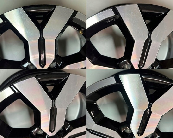 4x Alufelge 17 Zoll 6.5" 5x114.3 50ET Glanz Schwarz 403005180R Renault Rim Wheel FEL9395714729jt