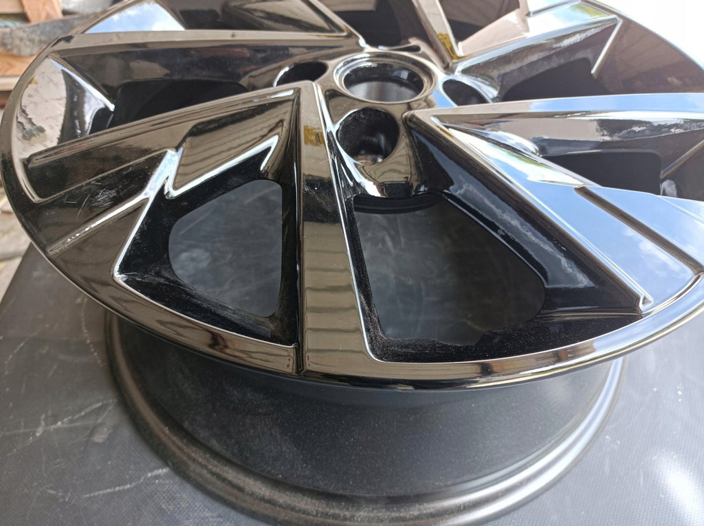 1x Alufelge 16 Zoll 6.5" 4x108 38ET Glanz Schwarz 9847228980- Opel Corsa F FEL5176047936fz