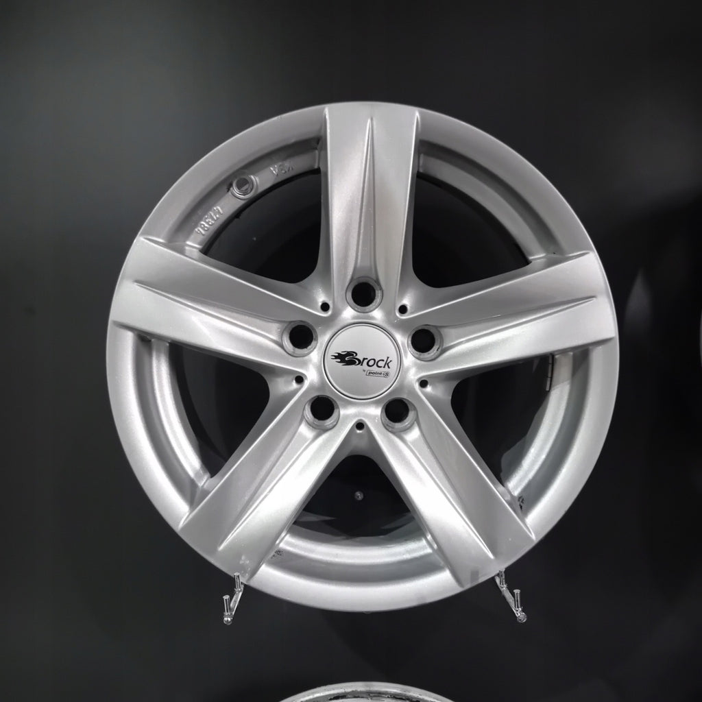 4x Alufelge 16 Zoll 7.0" 5x120 34ET Silber BMW E46 E91 F30 E90 F31 Rim Wheel FEL4265968377xx