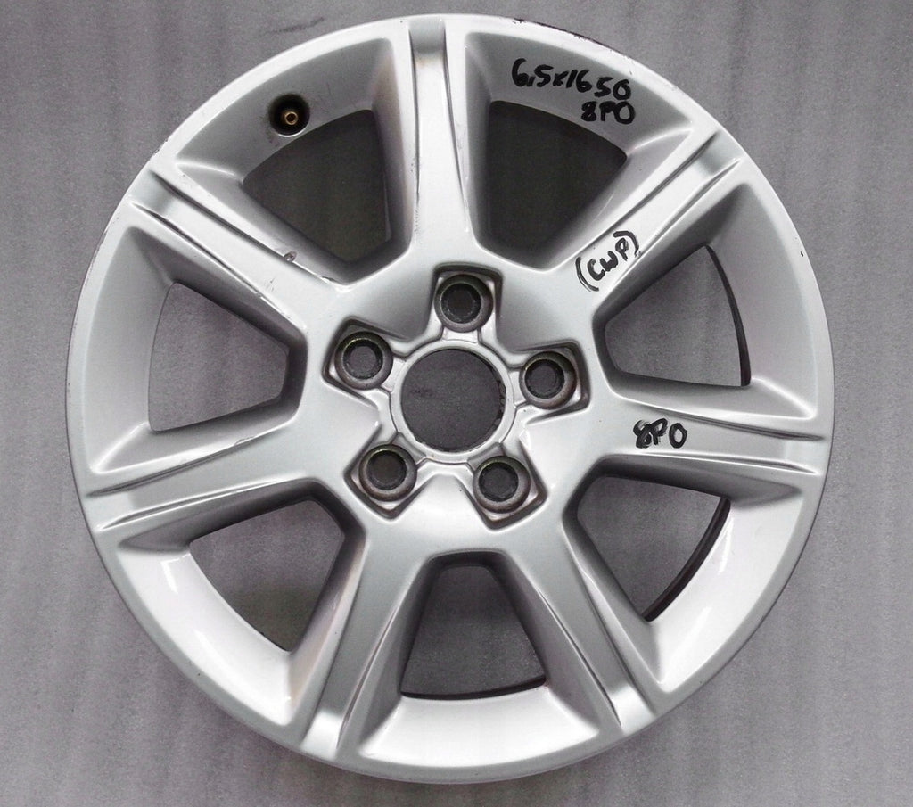 1x Alufelge 16 Zoll 6.5" 5x112 50ET Glanz Graphit 8P0601025AP Audi A3 Rim Wheel