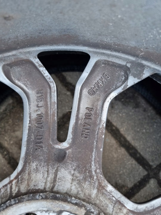 1x Alufelge 17 Zoll 7.0" 4x108 47 5ET Glanz H1BJ1007D1A Ford Rim Wheel FEL9663706981ak