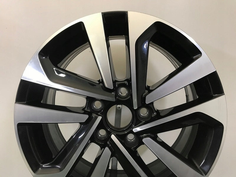 1x Alufelge 16 Zoll 6.5" 5x112 46ET Glanz Schwarz 5G0601025 VW Rim Wheel FEL7748442350nc