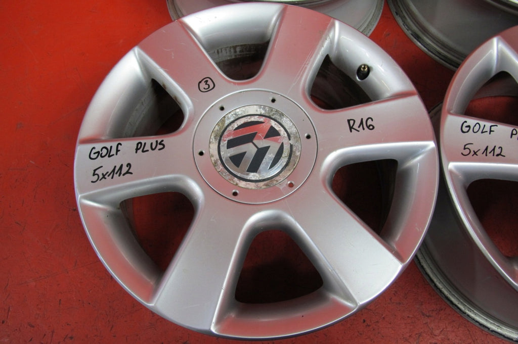 4x Alufelge 16 Zoll 6.5" 5x120 1T0601025C VW Golf V Plus 5m1 Touran Rim Wheel FEL6697974546gc